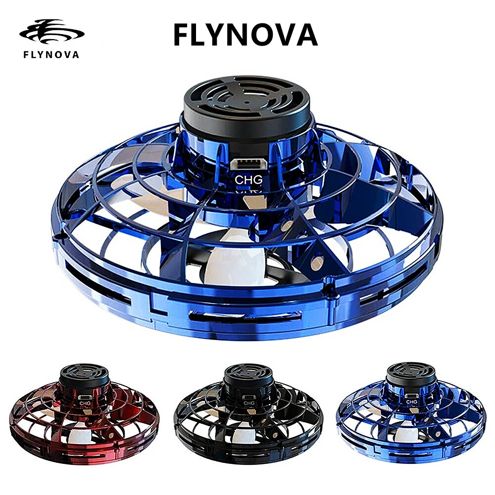 Flynova voando spinner boomerang magia mini ufo zangão flyorb fidget brinquedos original produto