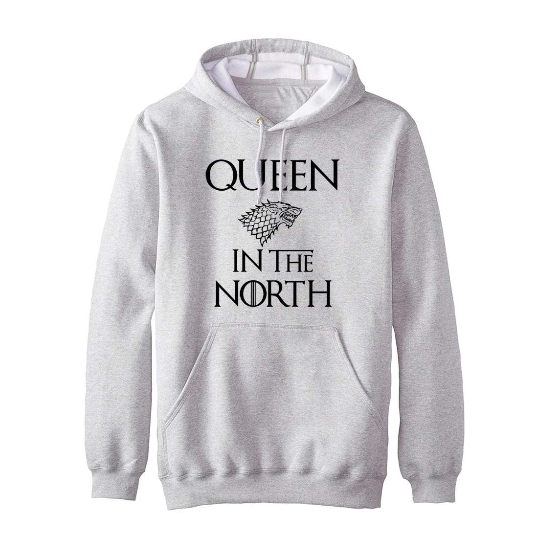 Game Of Thrones Queen In The North Hoodies Mens New Couple Tracksuit 2019 Autumn Winter Casual Sweatshirt Fleece Warm Streetwear