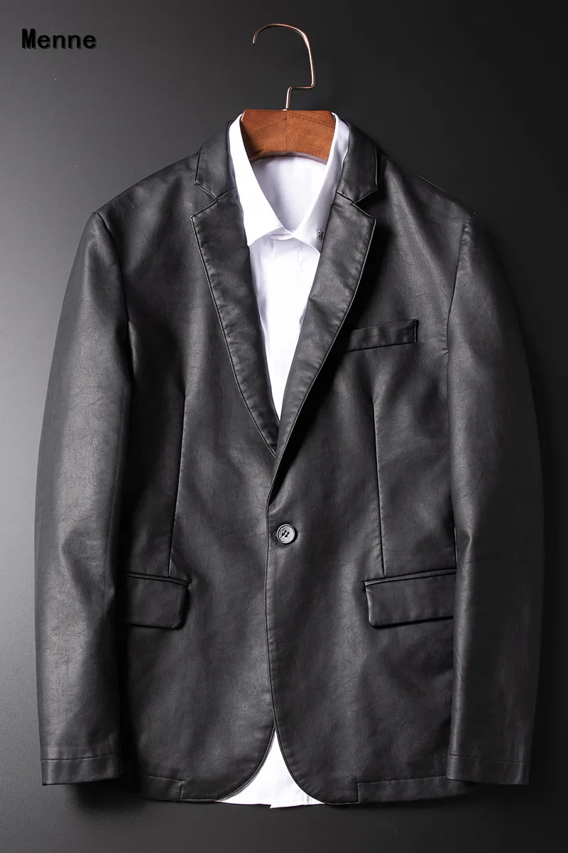 Menne new Men's jacket\ Winter leather/Big size/Poxi