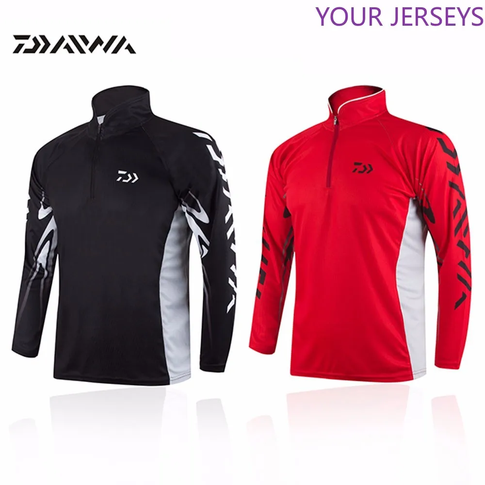 

New Brand DAIWA Fishing Clothing Summer Spring MenLong Sleeve Quick Dry Anti-UV Clothes Breathable Shirts Pesca DAIWA Pesca Dawa