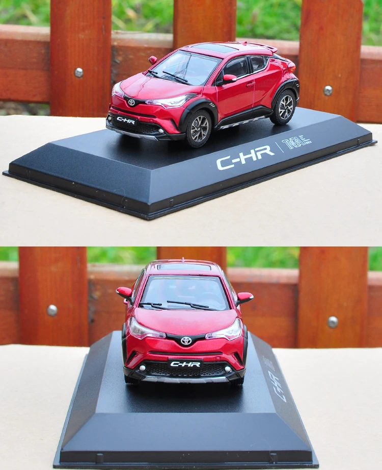 Высококачественная оригинальная модель из сплава 1:43 Toyota C-HR, подарок для имитации дня рождения, литая под давлением металлическая модель