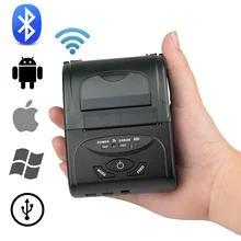 Handheld portable printer for receipt with case Bluetooth thermal receipt 58mm printer automatic cutter pos Mini usb printer voxlink portable pos printer 58mm bluetooth thermal receipt printer for windows andriod mobile phone