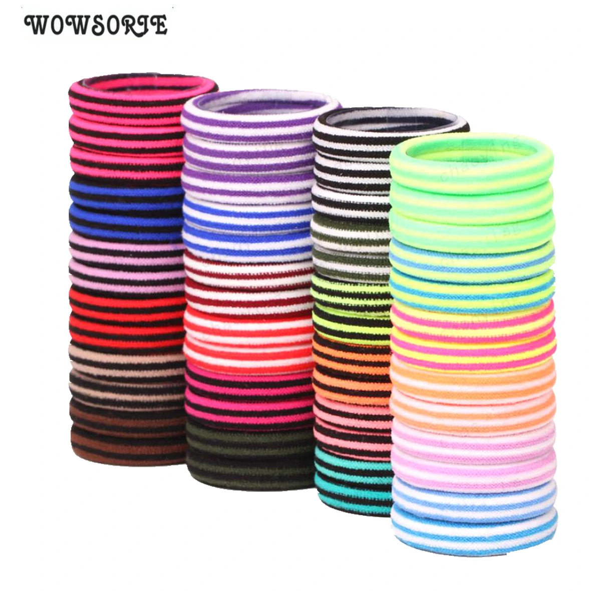 

4.5cm women hair rubber Girls Headbands hair Holders Colorfull Elastic Hair Bands kids Hair Accessories For Women 24pcs/lot