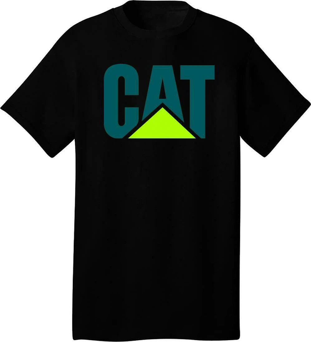 Новая футболка Cat Caterpillar 1 C размер США Em31 Свободный Топ Ajax забавная