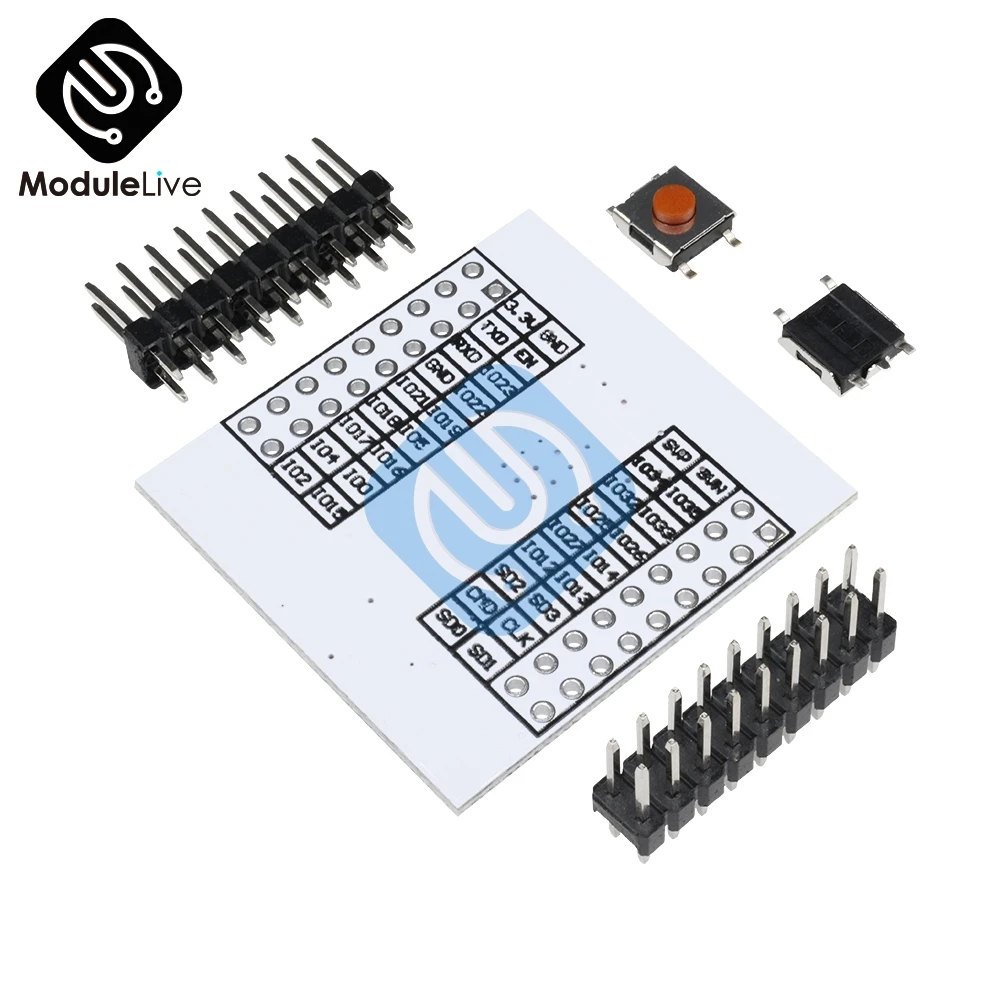 ESP-32S Pinboard преобразовательный модуль ESP32S Соединительная плата Поддержка для ESP-32S Беспроводной Wi-Fi и bluetooth-адаптер модуль