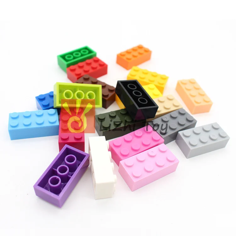 

Lizhi MOC 3001 Brick 2X4 DIY Enlighten Building Blocks Legoings Educational Kids Toys Compatible with Assembles Particles 100pcs