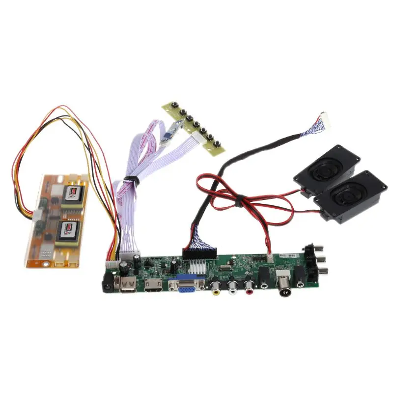 1 комплект DS. D3663LUA. A81 DVB-T2/T/C Цифровое ТВ 15-3" ЖК ТВ контроллер драйвер платы