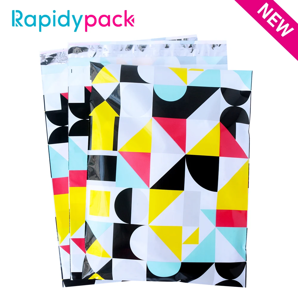

10PCS 10x13'' 26x33cm Printed Poly Mailer Packaging Envelopes with Self Seal Courier Storage Bags Clothes Shipping Envelope Bag