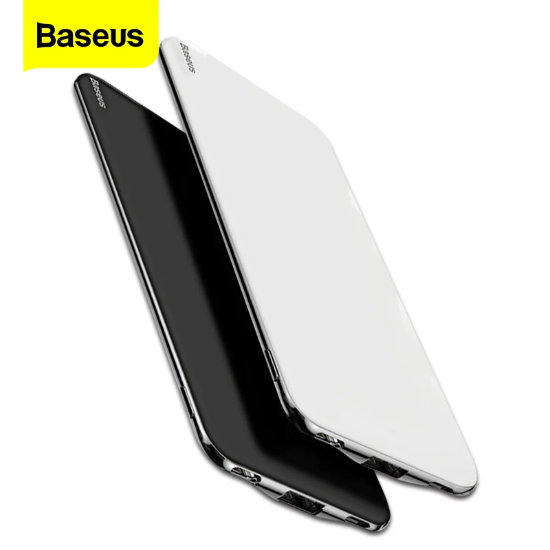 Baseus 10000 мАч Внешний аккумулятор тонкий USB C PD Быстрая зарядка портативное Внешнее