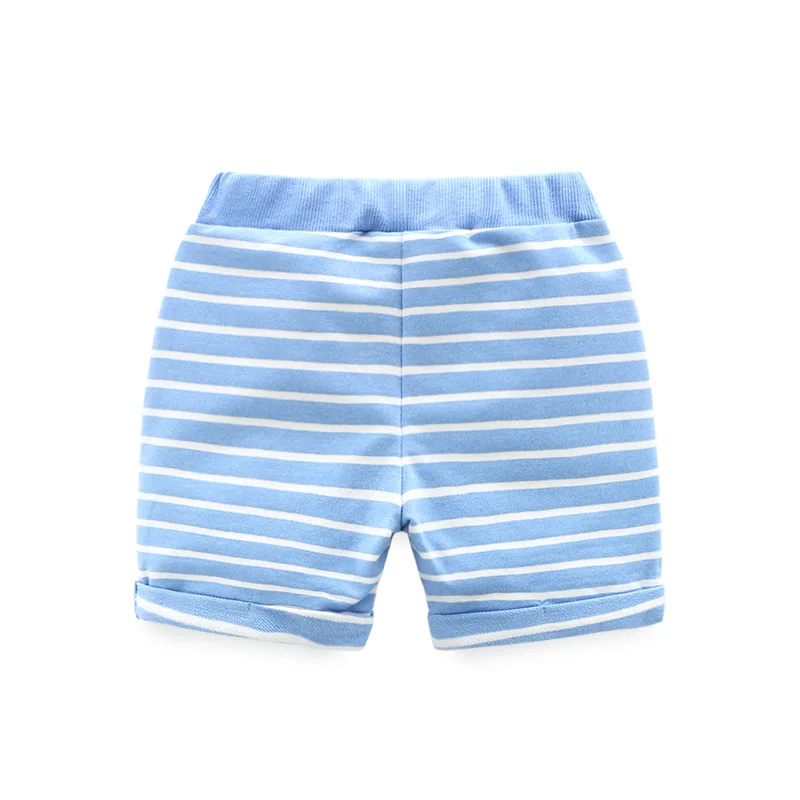 Детские Полосатые брюки г. Летняя одежда новая стильная детская одежда для мальчиков, повседневные брюки и шорты для детей от 3 до 7 лет