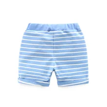 Детские Полосатые брюки г. Летняя одежда новая стильная детская одежда для мальчиков, повседневные брюки и шорты для детей от 3 до 7 лет