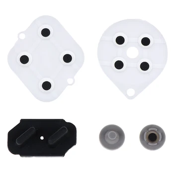 

5pcs/set Controller Gamepad Conductive Rubber Pads Button Pad Keypads Replacement for SNES