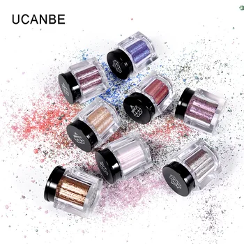 

Mixed Colors Powder Pigment Glitter Mineral Spangle Eyeshadow Makeup Cosmetics Set Make Up Shimmer Shining Eye Shadow