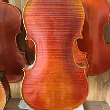 Красивая Одиночная доска скрипка ручной работы клен 4/4 твердой древесины натуральный зернистый Высококачественная скрипка профессиональная скрипка o