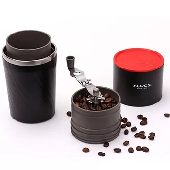 

Alocs CW-K16 Outdoor Travel Portable Four-in-One Manual Ceramic Coffee Grinder Maker Conical Burr Mill For Camping Picnic