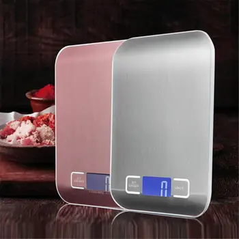 

Portable Electronic Scale Power-saving Digital Precision Kitchen Scale Rechargeable Stainless Steel Automatic Food Weighing Tool