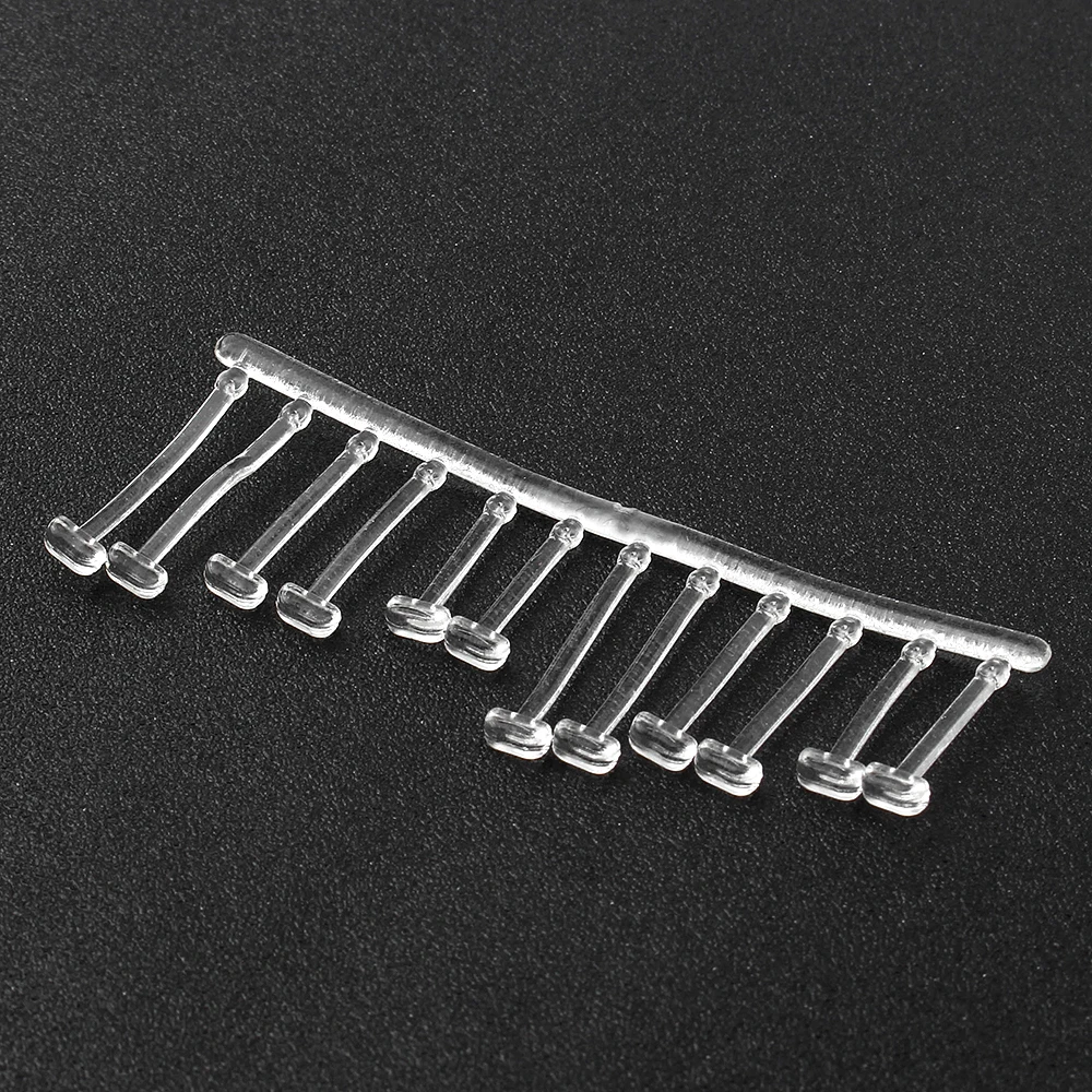 TIANNSII 10Cards/120tops Carp Fishing Hair Rig Bait Stop Pop Up Rig Stoppers Fishing Accessories
