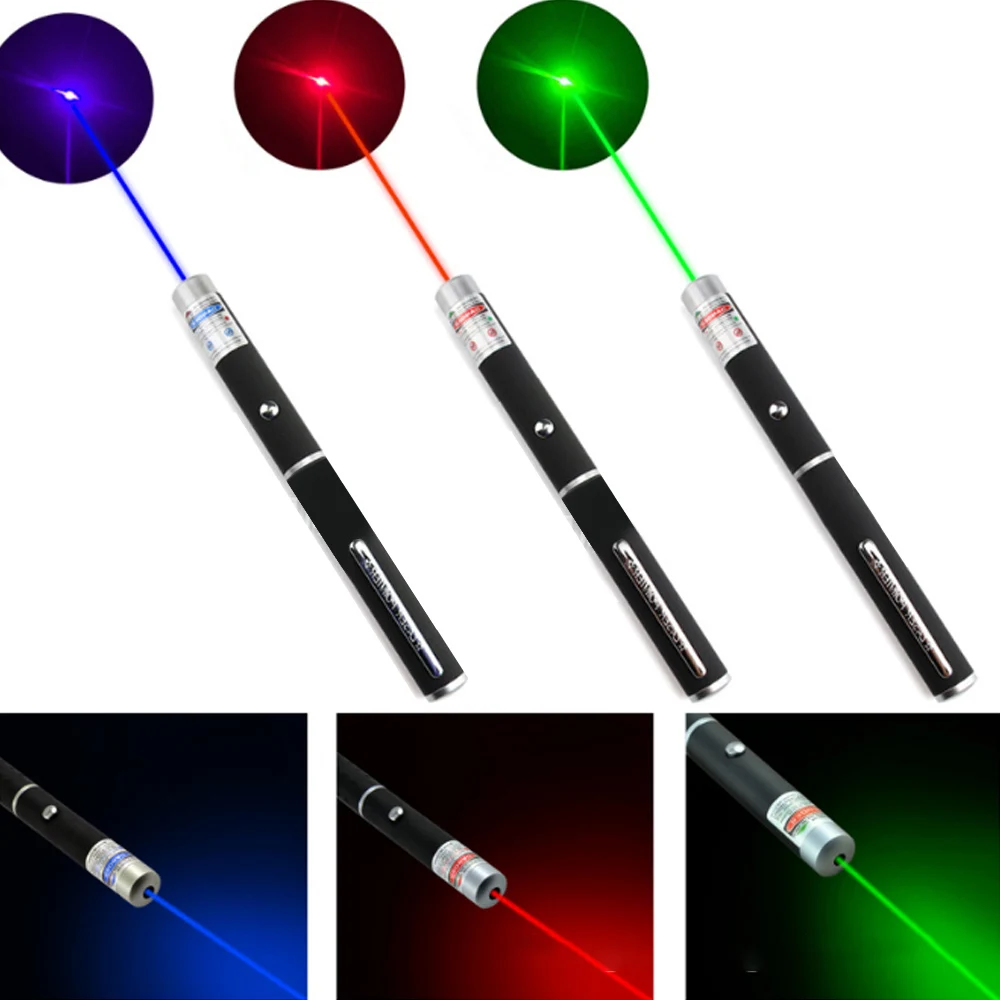 

Laser Pointer Pen Hunting Laser Device Survival Tool First Aid Beam Light Sight Laser 5MW High Power Powerful Green Blue Red 1pc