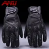 Guantes AMU Motorcycle gloves Glove real Leather baseball gloves Motorbike Electric bicycle Electrombile Mitts motorcycle Gloves ► Photo 3/6