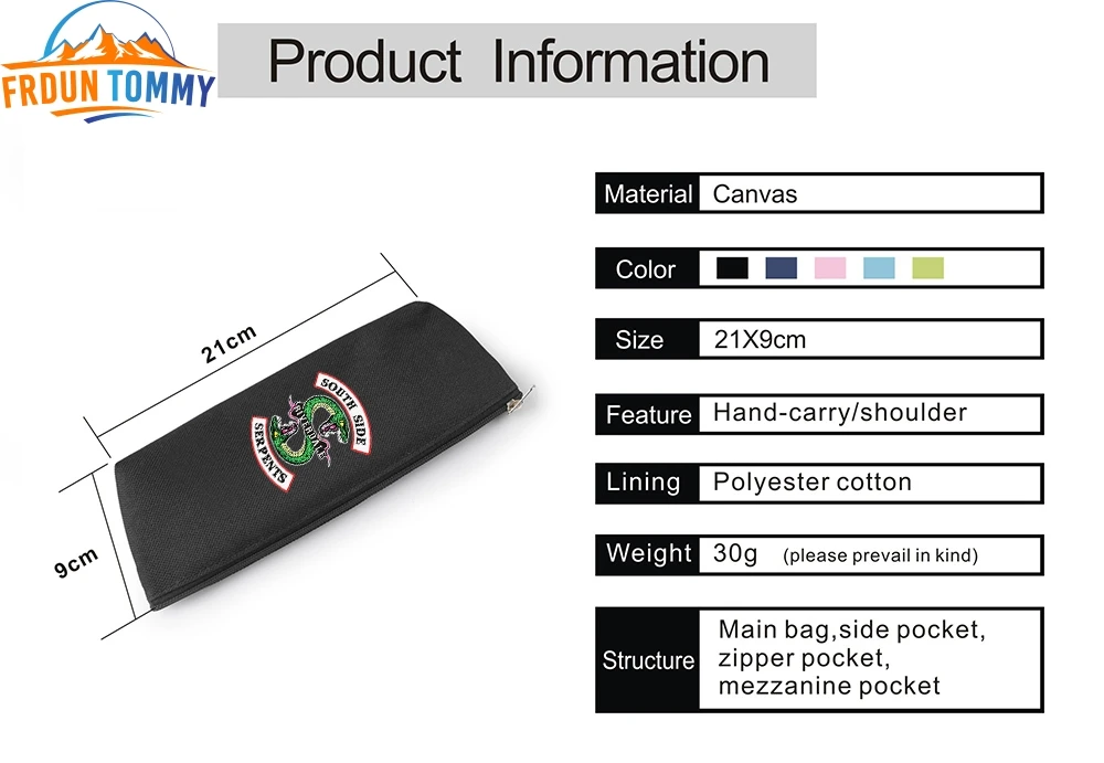 Чехол карандаш из плюша ривердейл однотонный пенал для канцелярских товаров