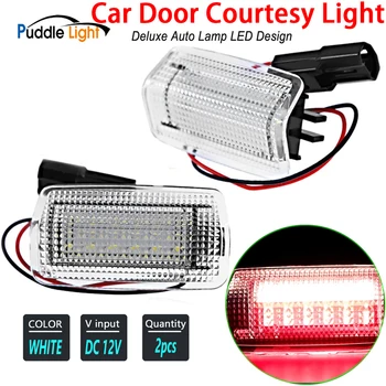 

2Pcs Fits For Toyota 4Runner Aurion Avalon Alphard Crown Camry Corolla Estima EZ GT-86 Led Car door Courtesy light White Red
