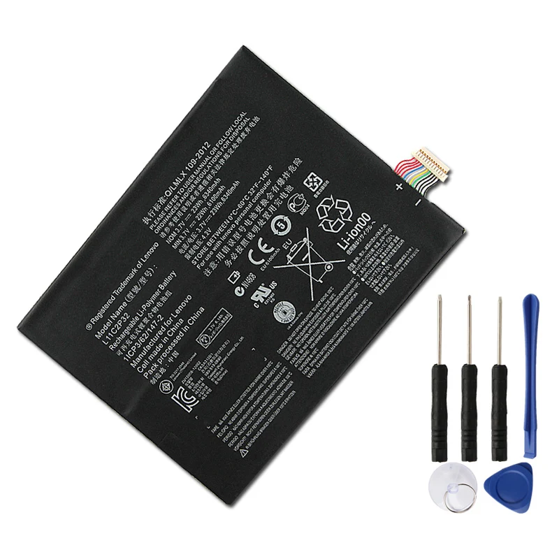 

Original Replacement Tablet Battery L11C2P32 For Lenovo IdeaTab S6000 S600H B6000 A7600 Genuine Rechargable Battery 6340mAh