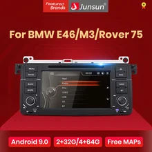 Junsun 2 din Автомобильный Радио dvd-плеер для BMW E46 M3 Rover 75 MG ZT Android 9,0 gps навигация 4+ 64 Гб опционально