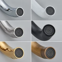 Matte Black ก๊อกน้ําอ่างล้างหน้าทองเหลืองสีขาวห้องน้ําอ่างล้างจานก๊อกน้ําติดผนังสีดํา Mixer Tap เดี่ยวอ่างล้างจานก๊อกน้ํา 3