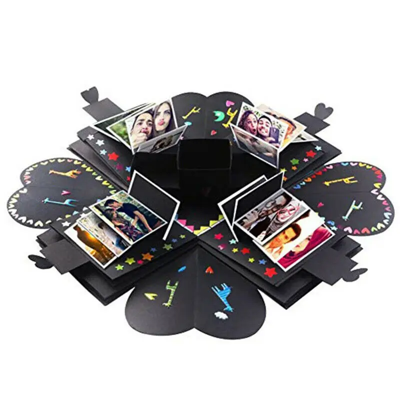 Explosion Box Scrapbook DIY Photo Album Anniversary Creative Exploding Gift Box afbeelding