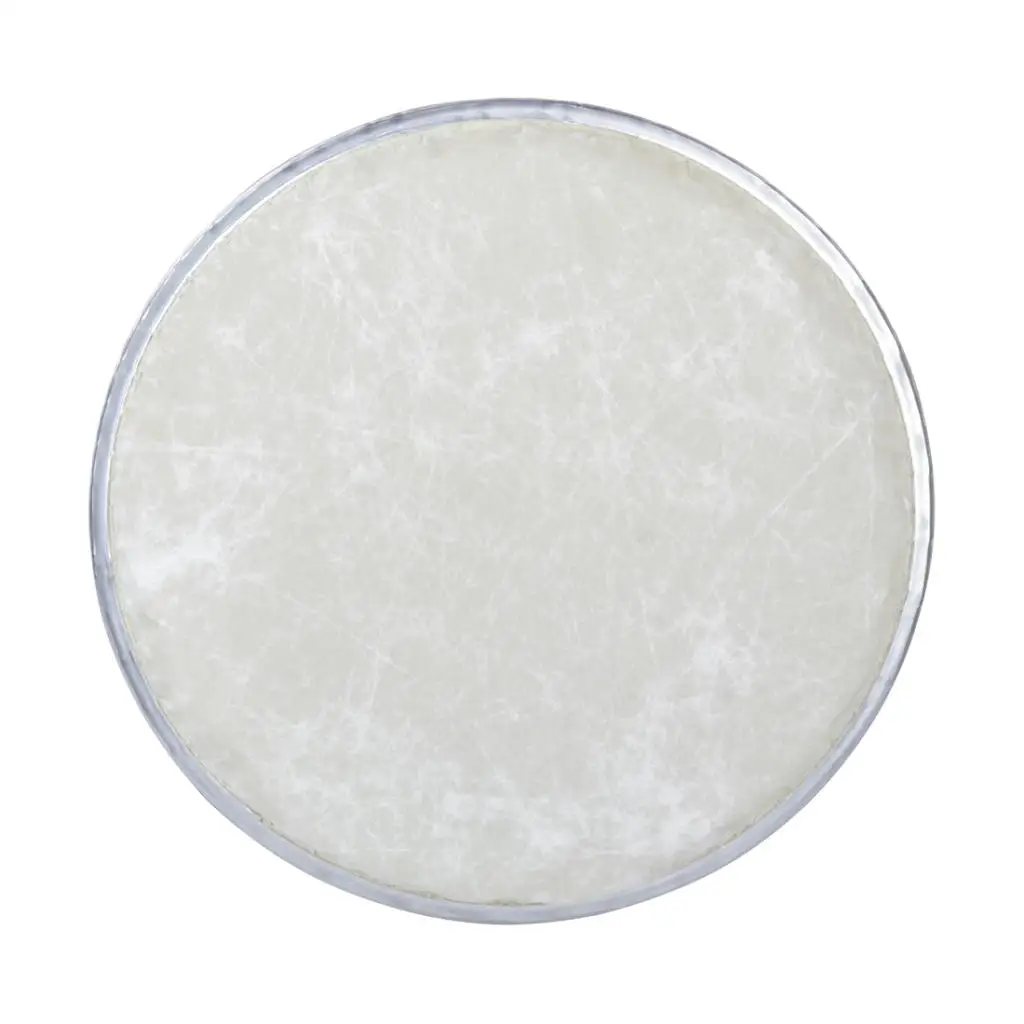 

10 Inch Drumhead Drum Head for Conga Djembe Heads Synthetic Leather Beige