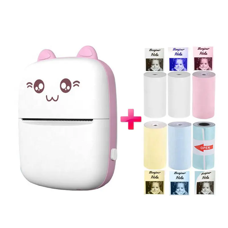 MINI CAT C9 Wireless Bluetooth Pocket Size Portable Thermal Photo Paper ...