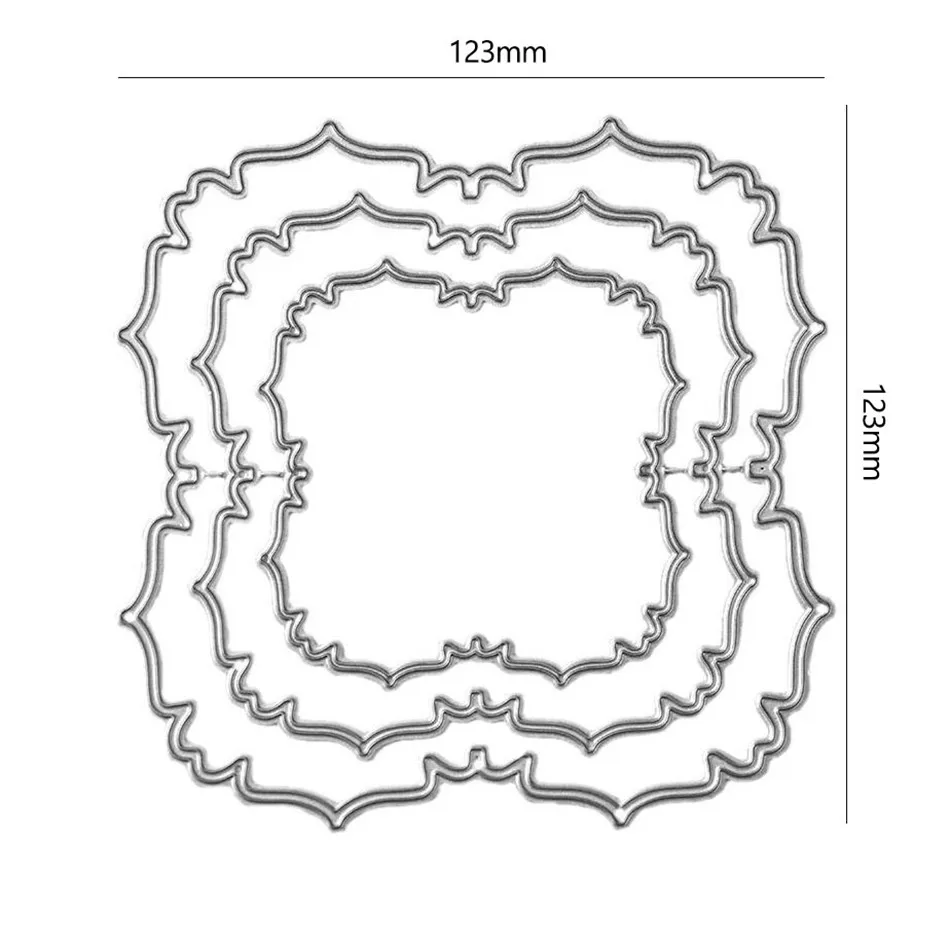 Eastshape вложенный цветочный каркас металлические режущие штампы для DIY Скрапбукинг Ремесло карты штамп для теснения с вырезами Шаблон трафарет
