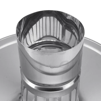 

4/6/8inch Stove Pipe Chimney Cap Fireplaces Rain Hat Galvanized Iron Mushroom Brand New And High Quality For Home Diy Tools