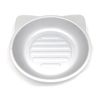 

IALJ Top Cat Cooling Bed Cute Cat Ear Design Aluminum Pot Nest Summer Self Cooling Bed Heavy Duty Round Non-Slip Bowl Nest for C
