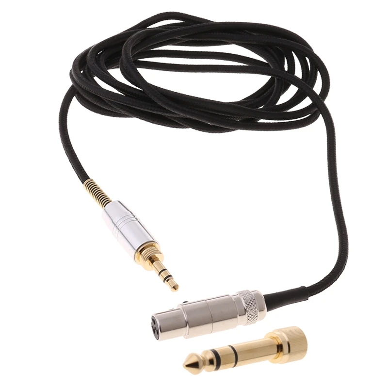 1 2m Silver Plated AUdio Cable Headphone Cord for UE TF10 TF15 5PRO SF3 5EB Kit