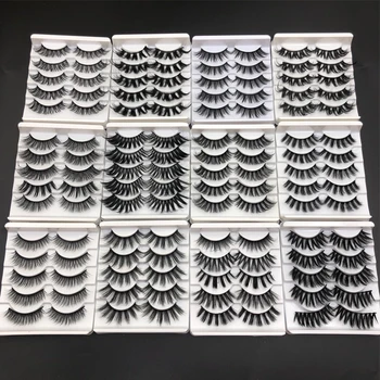 

mikiwi 10/20/30/40/50Pcs Wimpers Groothandel Mink Wimpers In Bulk Mink Wimpers Natuurlijke Cilios maquiagem Voor Make-Up