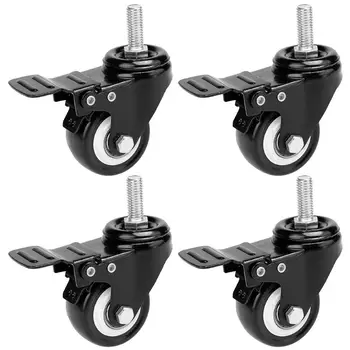 

4 x Casters 50mm Swivel Castor Wheels Trolley Furniture Caster Heavy Duty