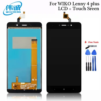 

5.5''For Wiko Lenny 4 Plus Lenny 4+ Lenny4+ Plus LCD Display+Touch Screen Digitizer Assembly Repair Parts With Tools+Adhesive