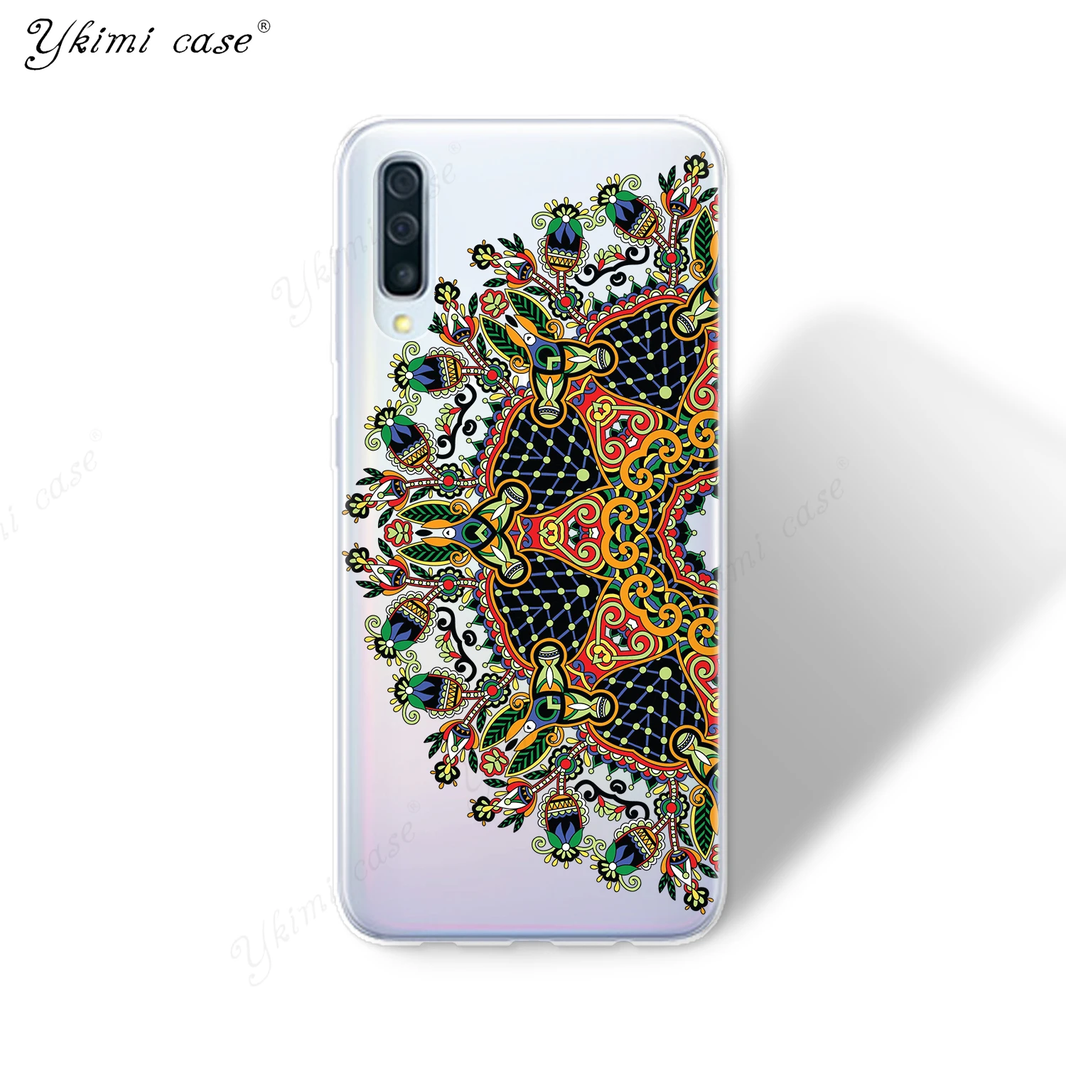 Чехол для телефона samsung Galaxy A10 A20 A30 A40 A50 A70, чехол с цветными мандалами и цветами, мягкий силиконовый чехол из ТПУ - Цвет: C325