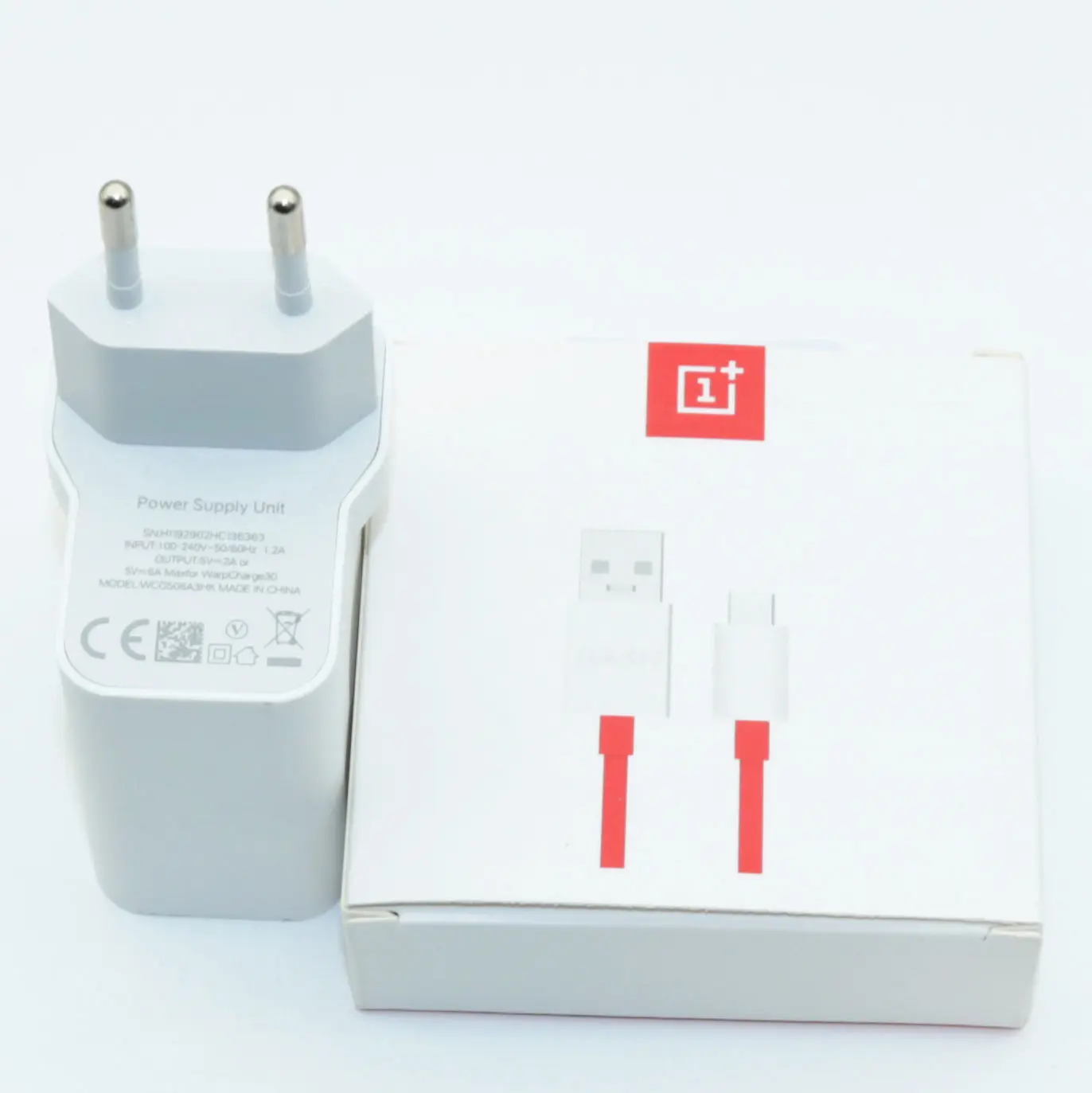 Оригинальное зарядное устройство OnePlus Warp 5 в 6 А блок питания 30 Вт для ЕС и США