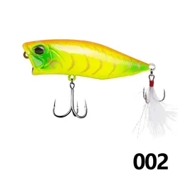 Hunthouse Pealis Topwater Fishing Popper Lure, Floating Bait - 65mm (002)