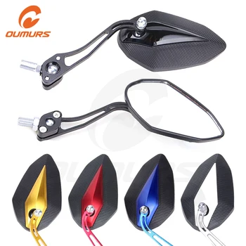 

OUMURS Motorcycle Rearview Mirrors Mount 8 10mm Scooter E-Bike Side Sport Bike Mirror Colorful For Honda Yamaha Suzuki Kawasaki