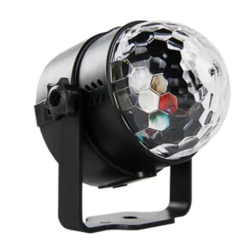 

New USB Magic Light Party Light Remote Control Sound Activated EU/US Standard USB DJ Stage Disco Ball Strobe Light