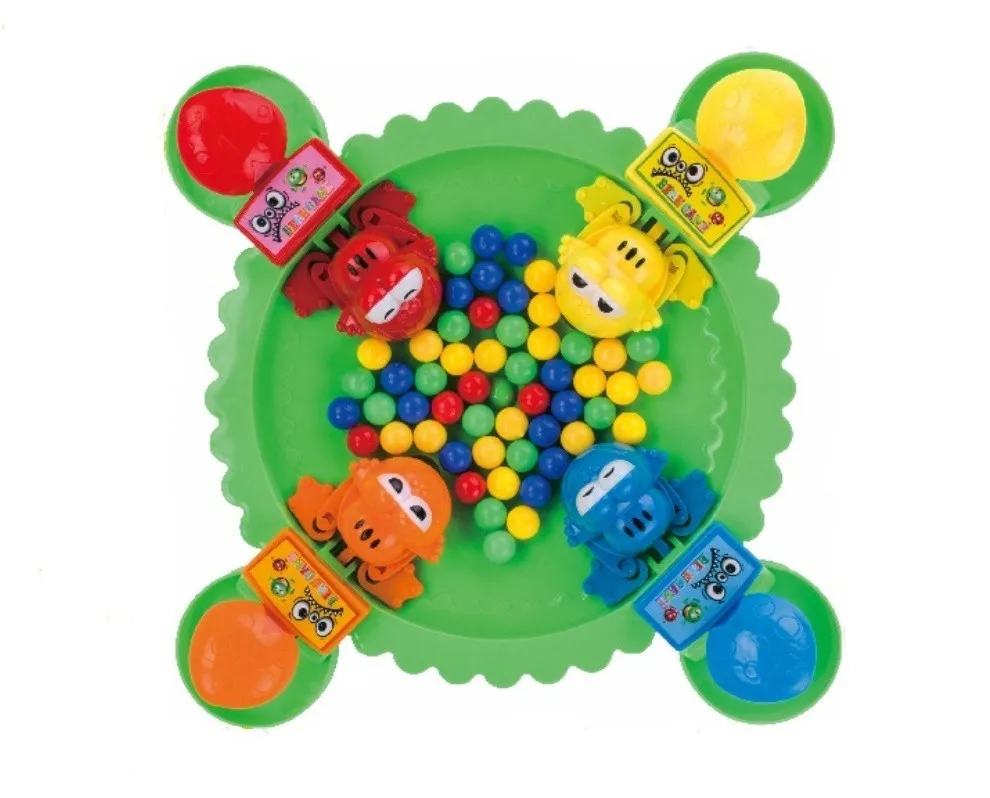 

Children'S Educational Toy Feeding Frog Grab Pacman Frogs Eat Beads Crocodile Eat Beads Frog Eat Beans
