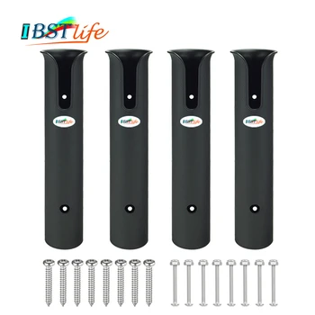 

4PCS Nylon Fishing Rod Portable Lightweight Fishing Rod Spinning Accessories Durable Pole Tube Mount Bracket Socket Rack Holder