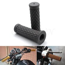 Универсальный 7/" 22 мм Ретро резиновая мотоциклетная ручка 8 цветов доступны для YAMAHA XMAX200 XMAX250 XMAX300 XMAX400 TMAX530 TMAX500