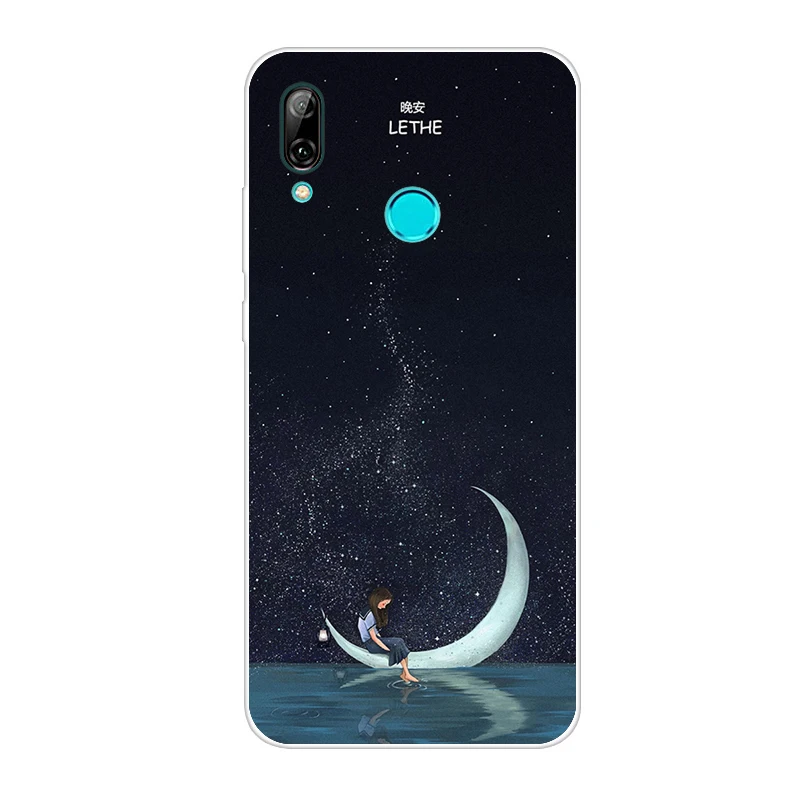 Флуоресцентный зеленый Чехол для huawei P Smart, модный силиконовый мягкий чехол для huawei P Smart, Бампер для huawei P Smart - Цвет: Флуоресцентный зеленый