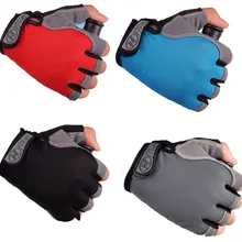 Guantes de ciclismo bicicleta guantes de bicicleta guantes Anti Slip Shock medio dedo transpirable deportes shorts guantes accesorios para hombres y mujeres