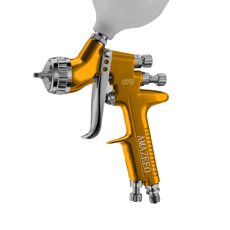 プロ車噴霧gfgプロゴールデン塗装ガン1 3ミリメートルノズルスプレーガン塗料銃水ベースのためのエアブラシ車の塗装 Spray Guns Aliexpress