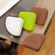 Новинка; 4 шт.; детские силиконовые защитные Угловые защитные щитки для стола